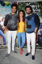 Alia Bhatt, Sidharth Malhotra, Fawad Khan at Kapoor N Sons promotions in Mumbai on 13th March 2016